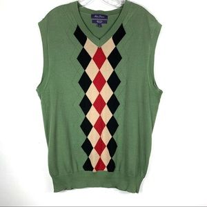 Alan Flusser V neck Short sleeve sweater